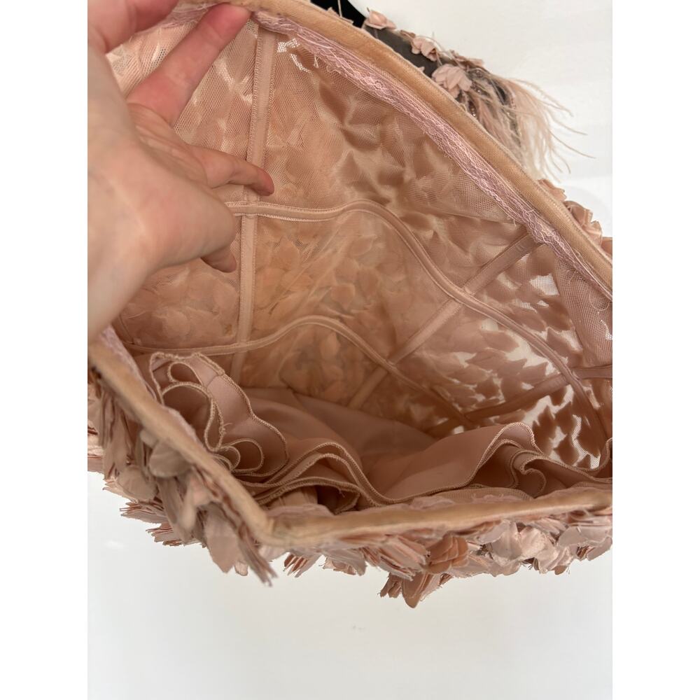 NWT Gemy Maalouf Avant Garde Floral Applique Structure Hoop Skirt Mini Dress 6 - Picture 6 of 9